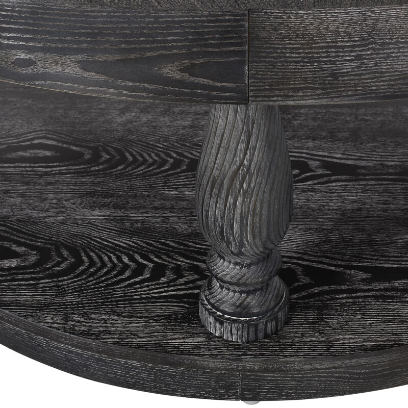 Modern Tufted and Stitched Ottoman for Style and Comfort