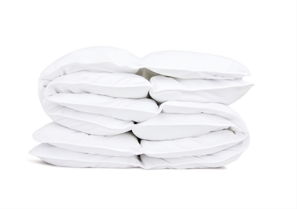 Woodek Luxury European Down and Feather UltraClean Lightweight Comforter, 100% Cotton, King size 90x96 Inches