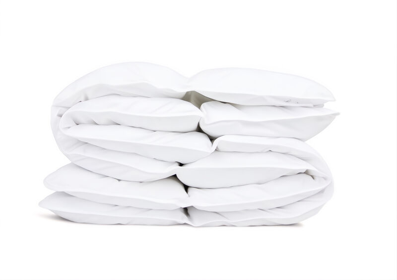 Woodek Luxury European Down and Feather UltraClean Lightweight Comforter, 100% Cotton, King size 90x96 Inches