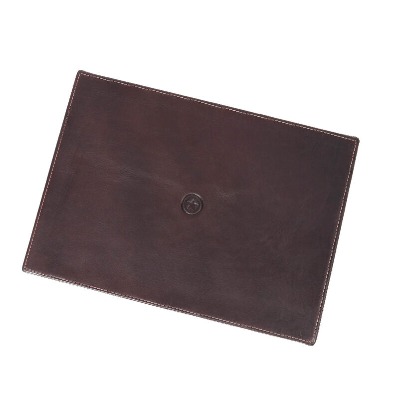 Ombra Leather Serving Tray - Brown