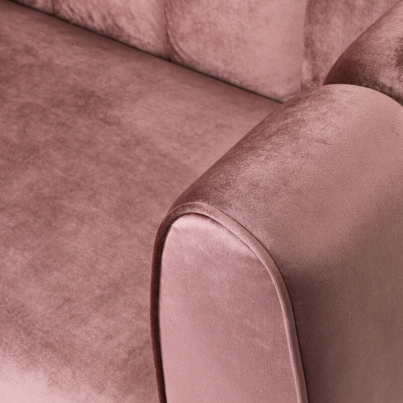 Merax Velvet 3-Seater Sofa