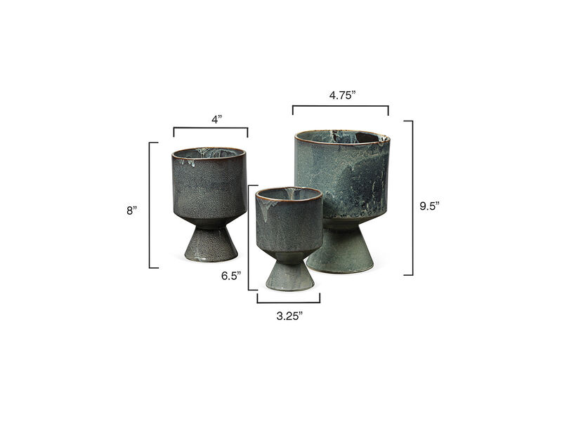 Berkeley Pots Set of 3