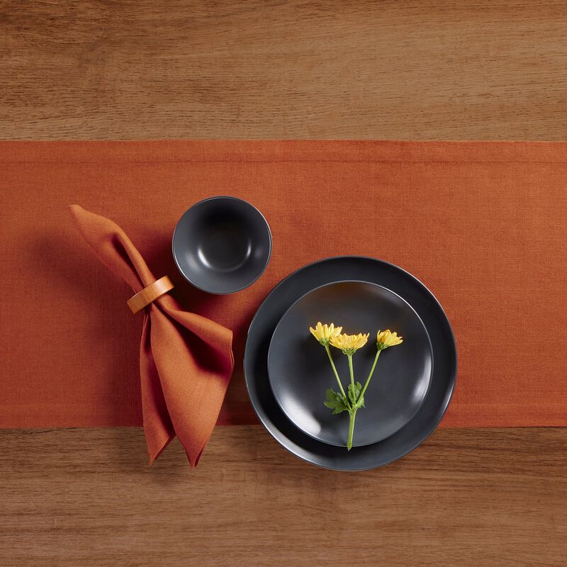 Solino Home 100% Pure Linen Table Runner | Diana