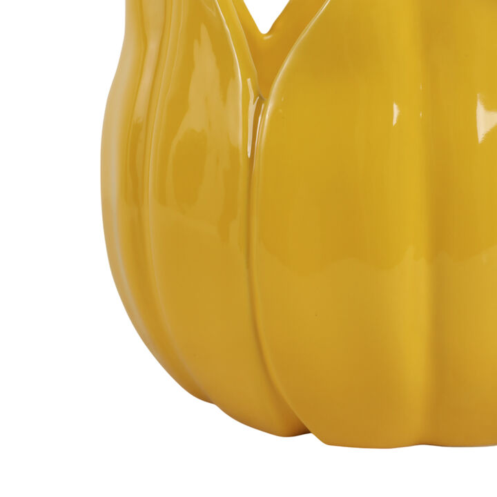 9/12" Yellow Petal Planter S/2