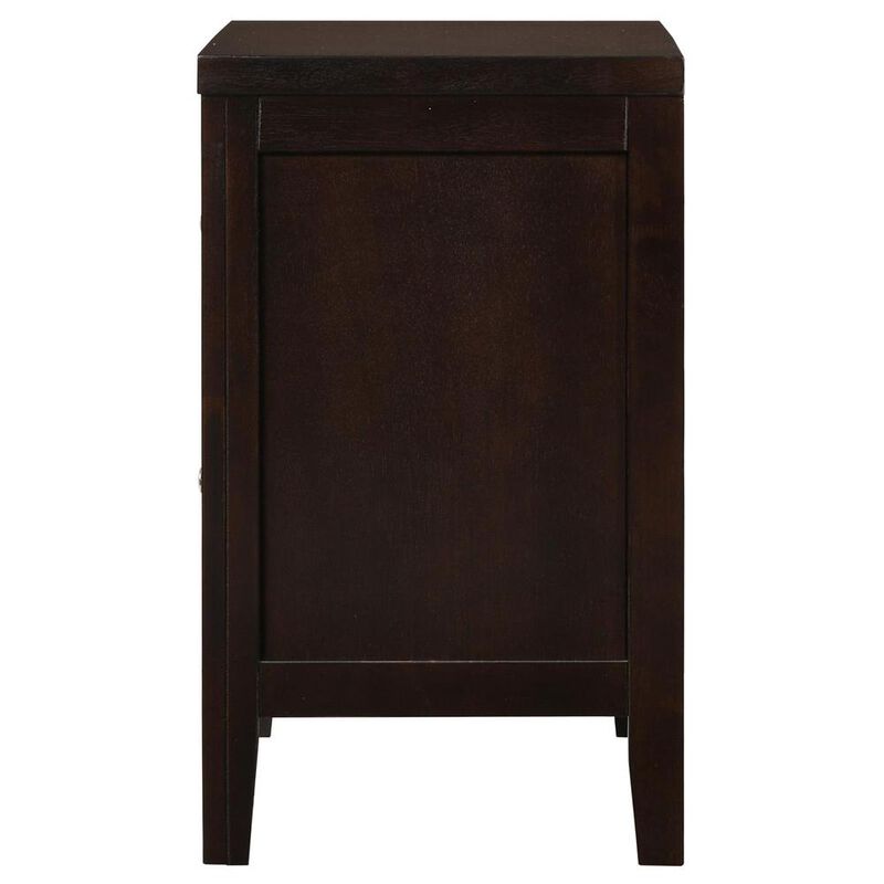 Carlton 2-drawer Rectangular Nightstand Cappuccino