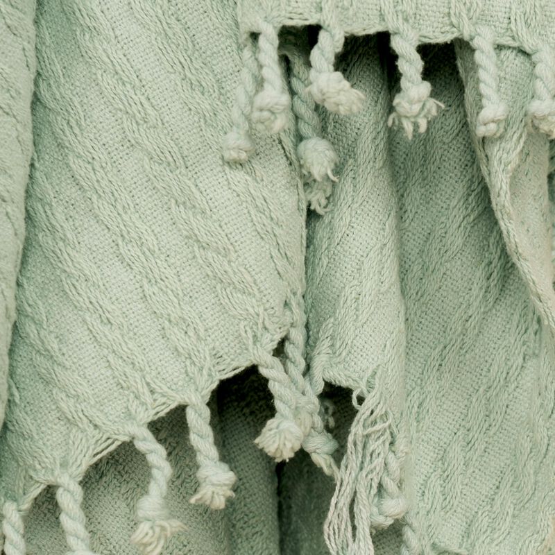 Aqua 50" x 60" Throw Blanket
