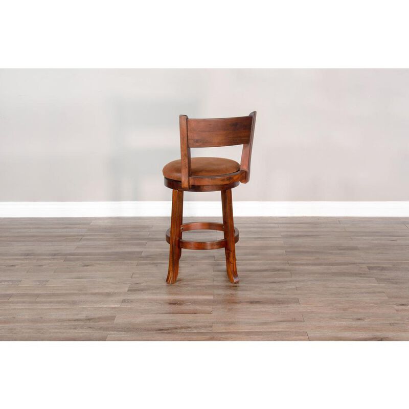 Sunny Designs Counter Swivel Barstool, Cushion Seat & Back