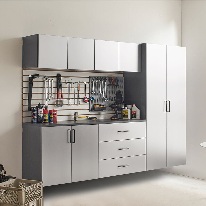 Astro Series 96 in. W x 79 in. H x 20 in. D Garage Cabinet Set B (6-Piece)