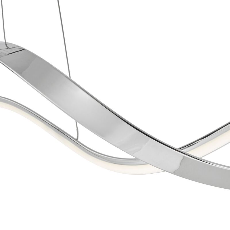 Xiamen Chandelier Chrome Metal Integrated LED Dimmable