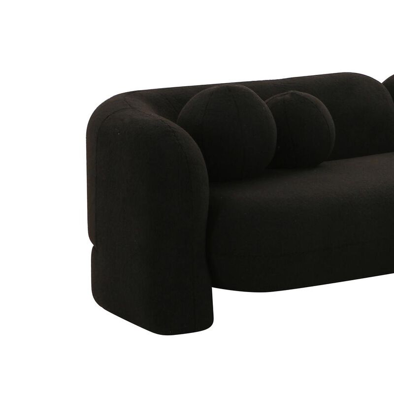 Belen Kox Luxe Fur Asymmetric Sofa, Belen Kox
