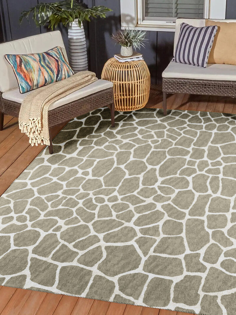 Mali ML4 Stone 3' x 5' Rug