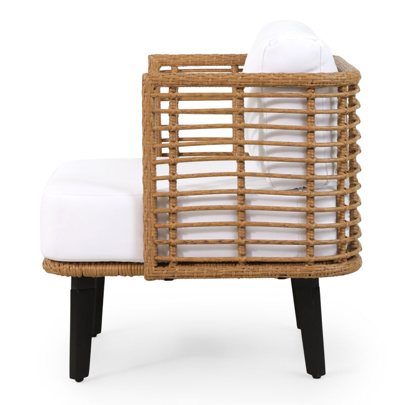 Merax PE Rattan Outdoor Club Chair