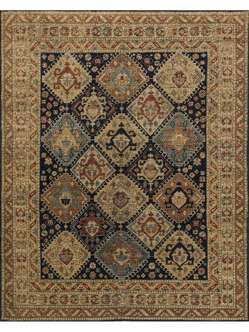 Heirloom HQ01 Navy/Multi 10' x 14' Rug