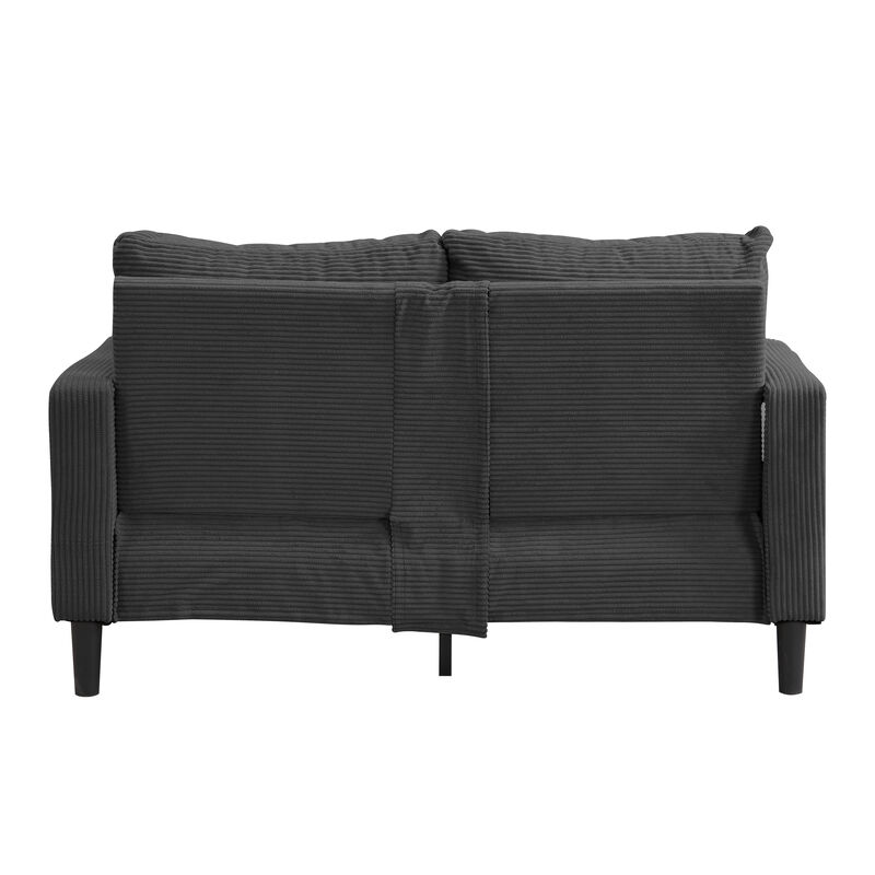 Merax Wooden Frame 2 Seats Loveseat Sofa
