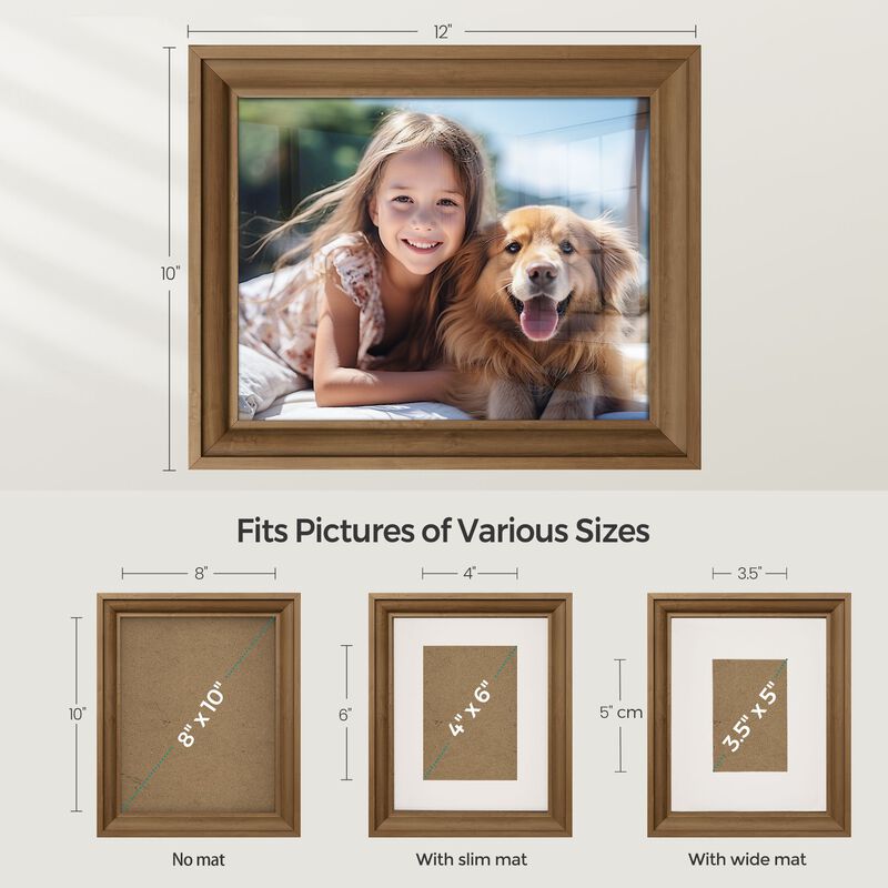 8x10 Wall Picture Frames for Stylish and Versatile Photo Displays