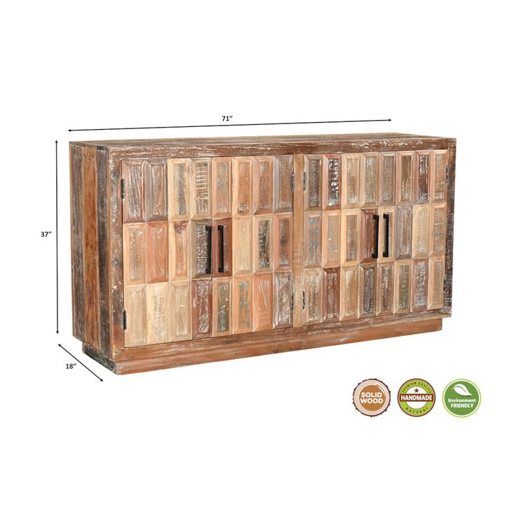 Taran Designs Eldris 4-door Solid Wood Sideboard
