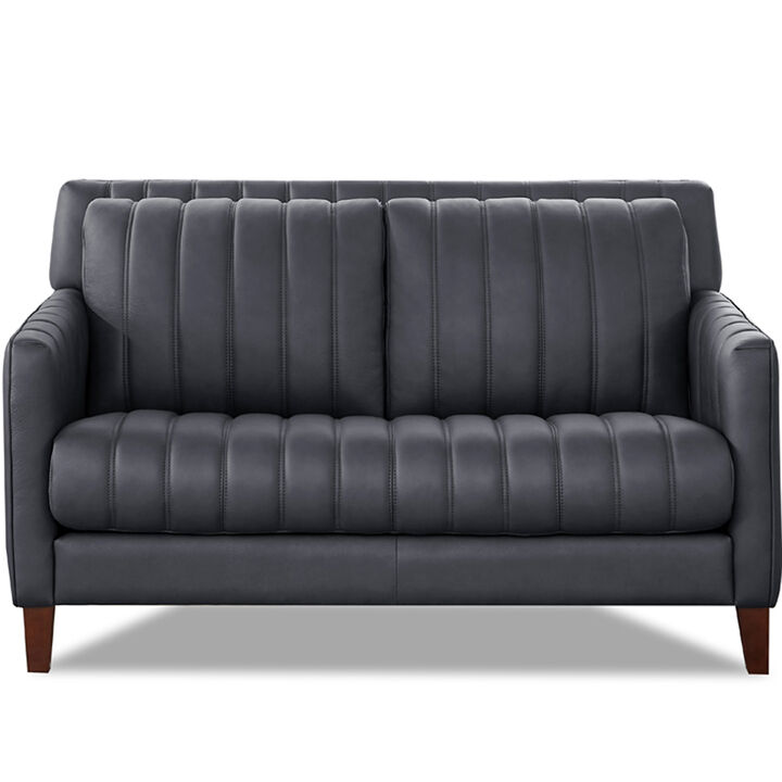 Ennis Top Grain Leather Loveseat
