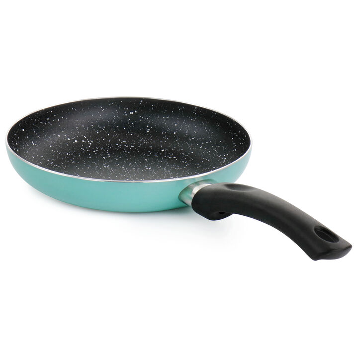 Oster Luneta 8 Inch Aluminum Nonstick Frying Pan in Turquoise