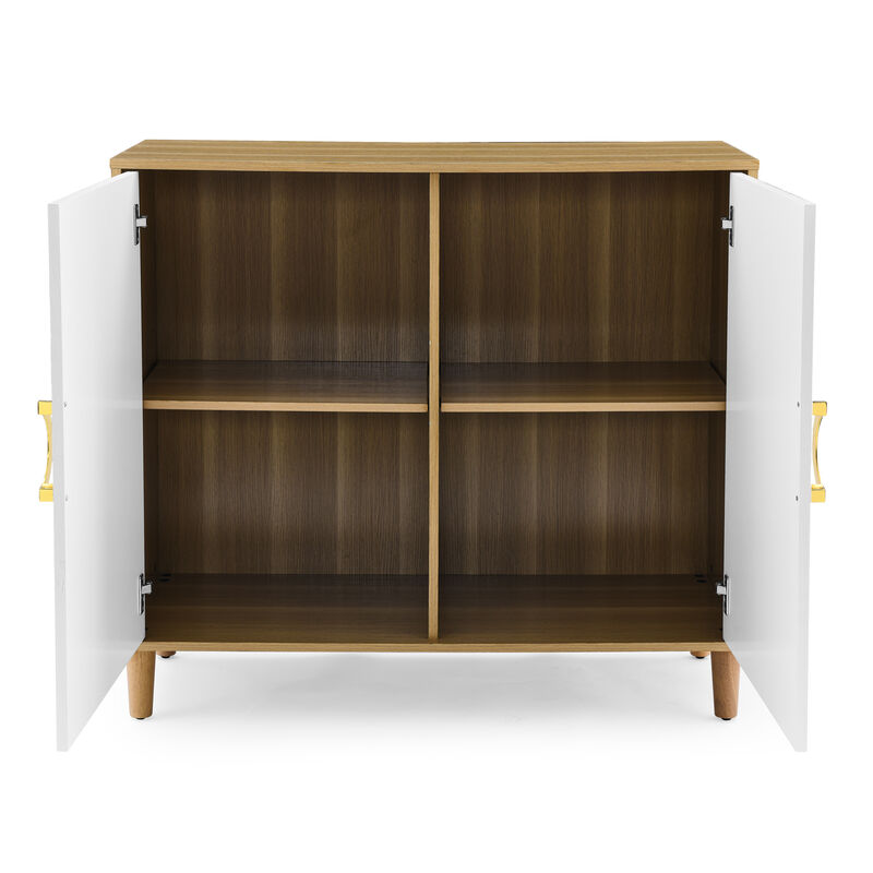 35.5 in.H Stoarge Accent Cabinet with Shelves