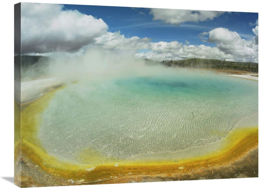 Sunset Lake, Yellowstone National Park, Wyoming-Canvas Art-32x24