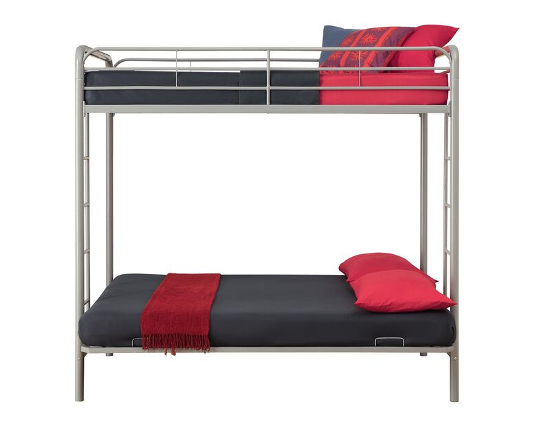 Atwater Living Metal Twin Over Futon Bunk Bed