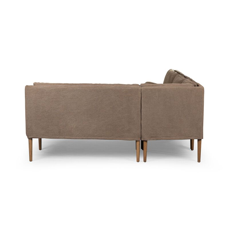 Aurelia 114" L-Shaped Dining Banquette