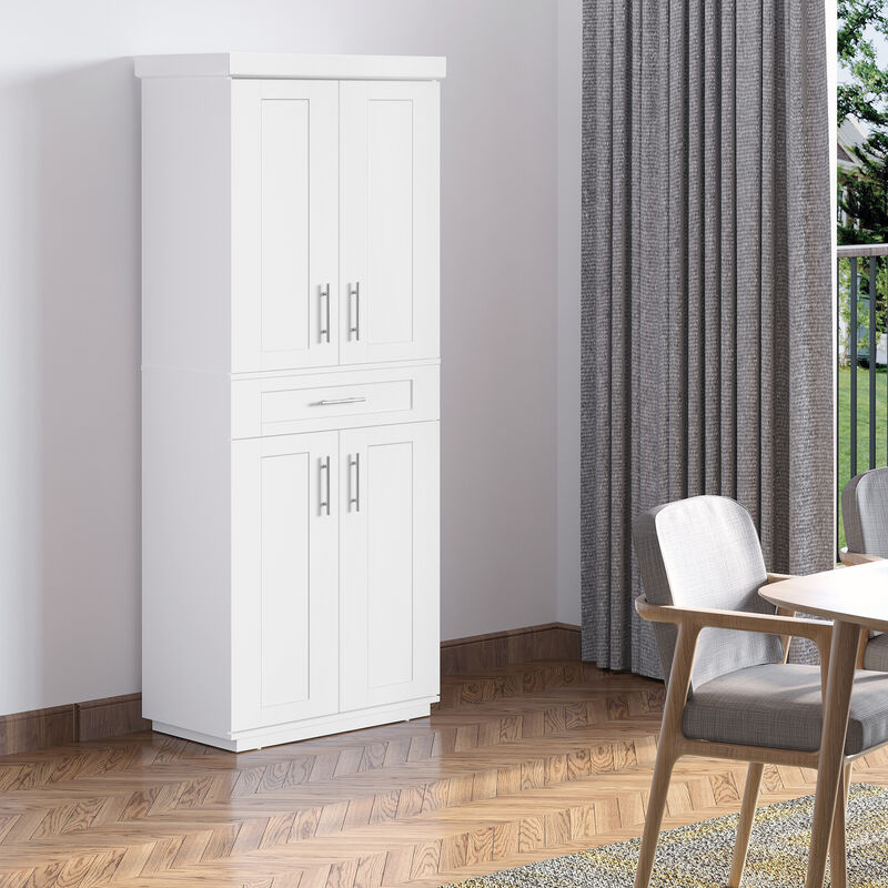 Modern Storage Organizer with Bar Tabletop and Center Console