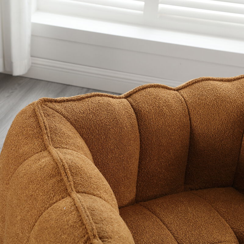 Merax Bean Bag Accent Sofa Chair with Footstool