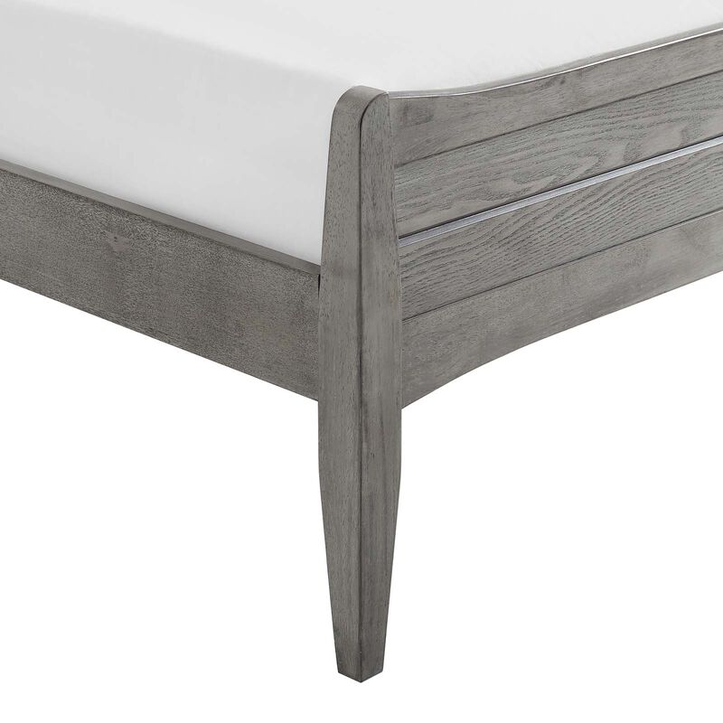 Modway - Georgia King Wood Platform Bed Gray