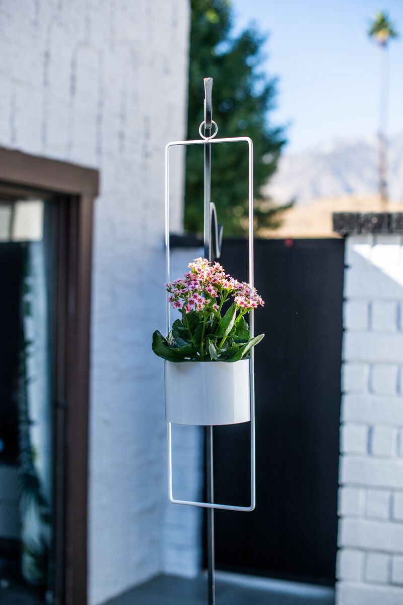 Upright Hanging Planter-large-white