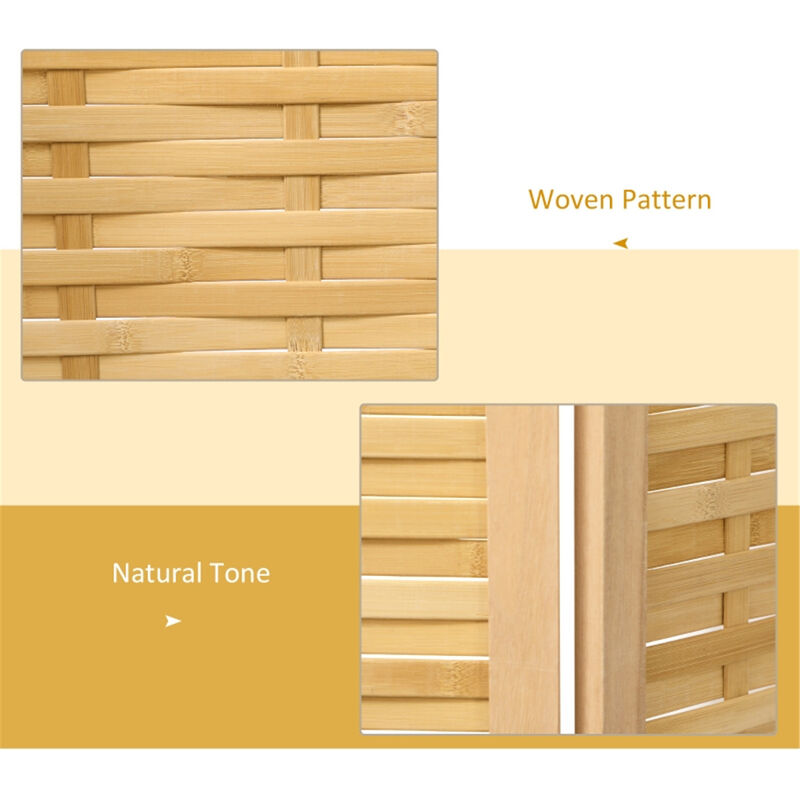 Privacy Screen Freestanding Divider for Patio, Balcony & Indoor Spaces
