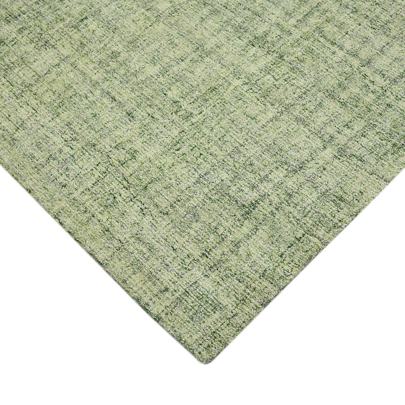 Laurel Farmhouse Plaid Hand-Tufted Blue Spruce Area Rug, 7'6" X 9'6"