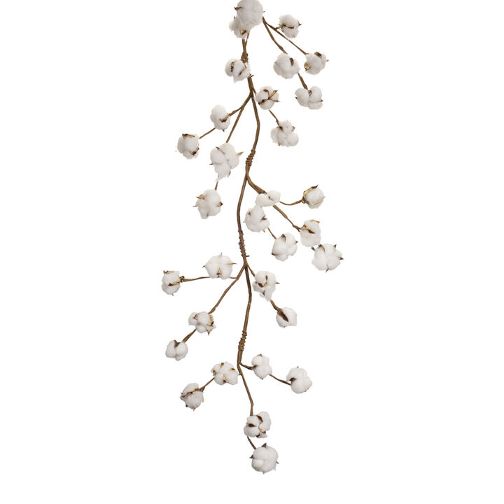 Cotton Garland for Rustic Home Décor and Seasonal Decoration  (Set of 2)