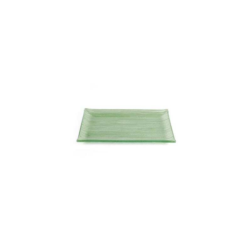 Glass Dinnerware 8.5" x 5.75" Rectangular Glass Plate (Set of 2)