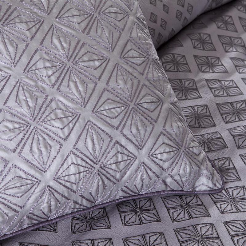 Belen Kox Biloxi Collection Jacquard Comforter Set - Purple, Belen Kox