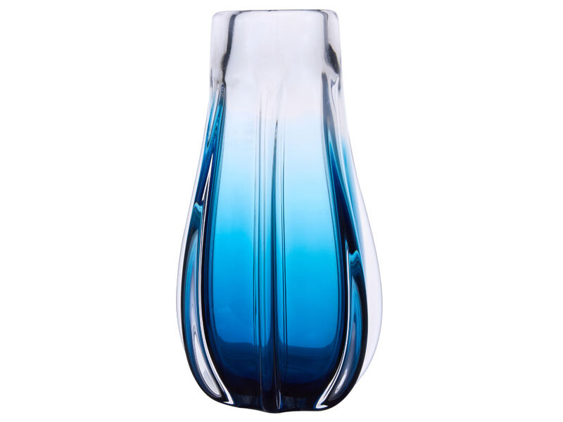 Hand Blown Laine Sommerso Art Glass Vase