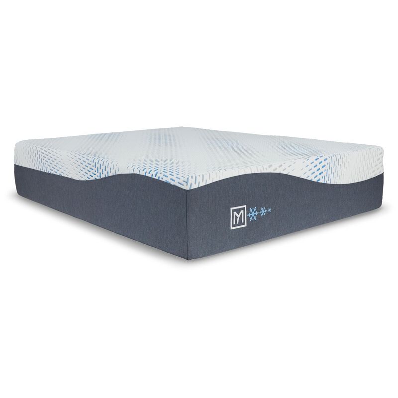 Miy King Size Mattress, Cool Gel Memory Foam, 14 Inch, Adjustable - Benzara