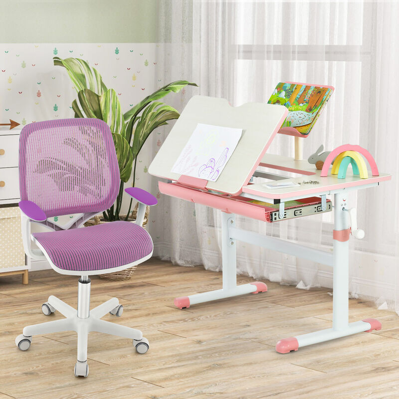 Swivel Mesh Children Computer Chair with Adjustable Height