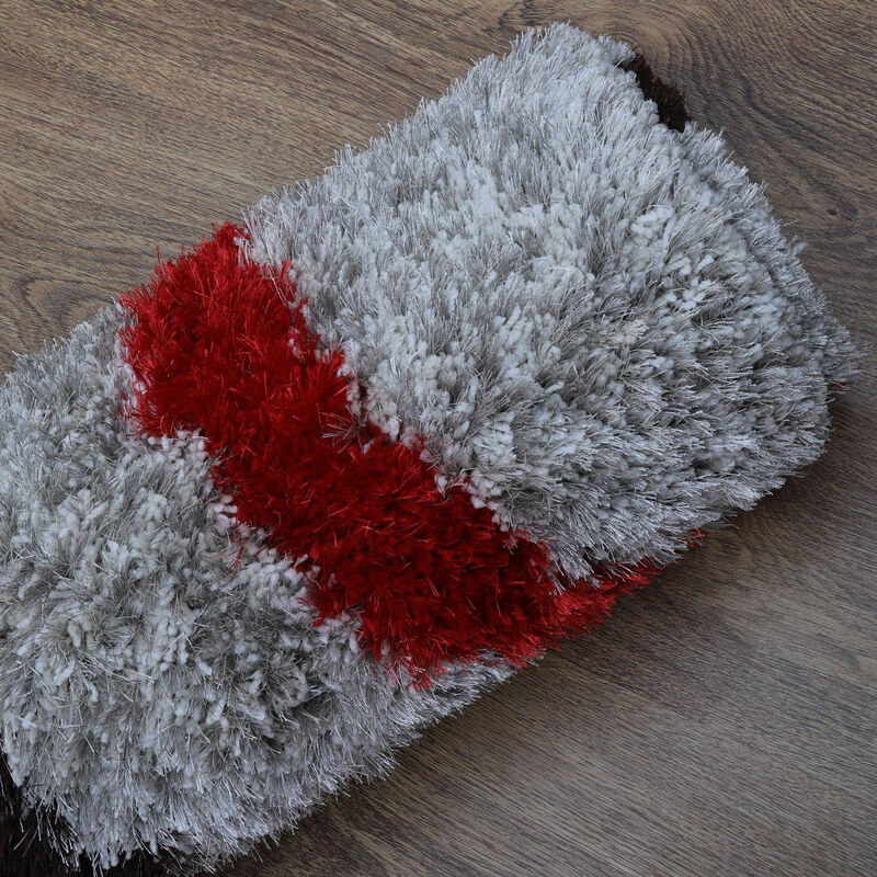 Rugsotic Carpets Hand Tufted Shag Polyester 10'x13' Area Rug Contemporary Multicolor K00032