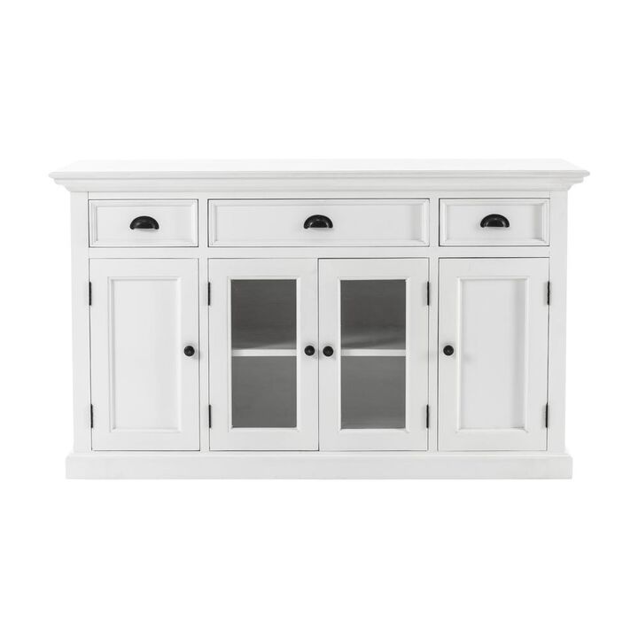 Belen Kox Elegant White Farmhouse Buffet - The Timeless Charm, Belen Kox