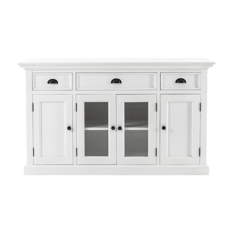 Belen Kox Elegant White Farmhouse Buffet - The Timeless Charm, Belen Kox