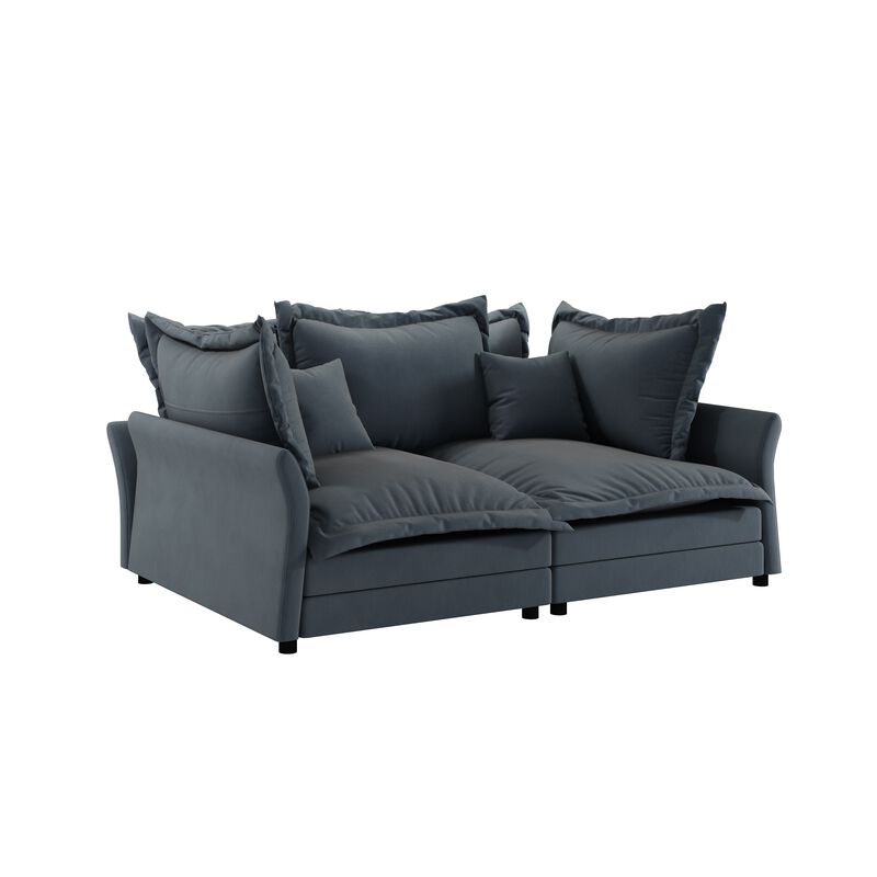 Merax Modern Comfy Upholstered Sofa Cloud Couch