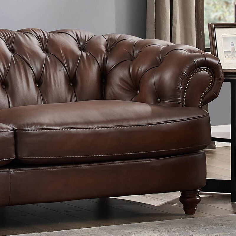 Newport Top Grain Leather Sofa
