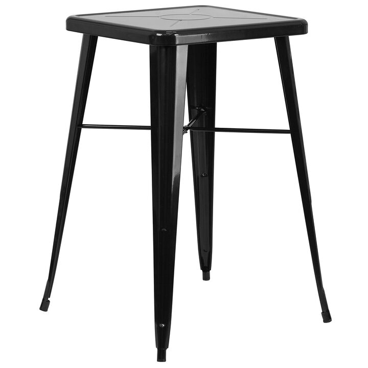 23.75SQ  Metal Bar Table