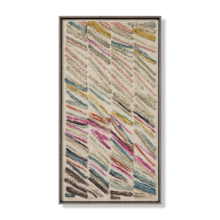 Swept Up Beige Wall Art