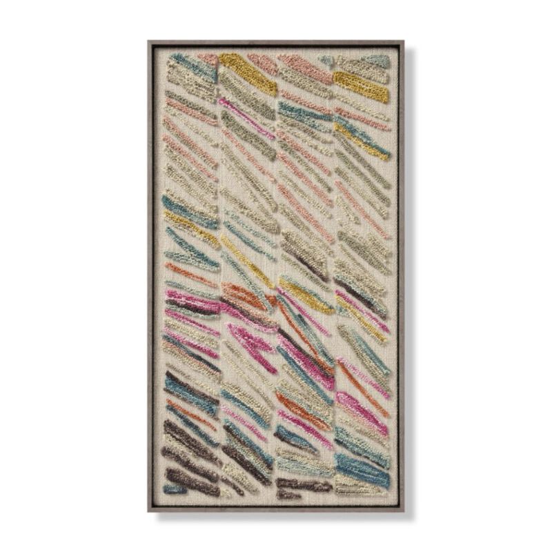 Swept Up Beige Wall Art