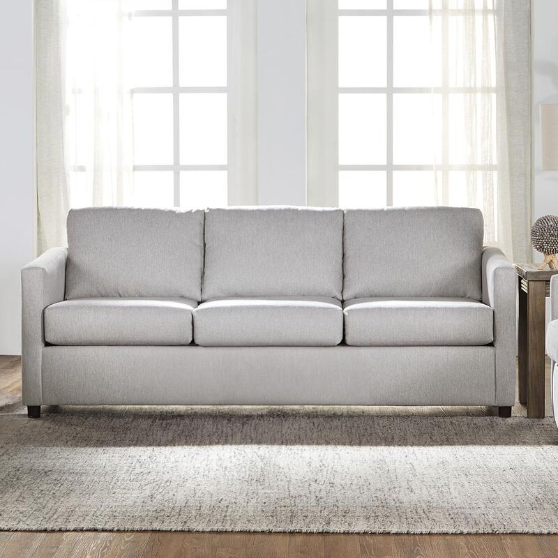 New Classic Furniture Elio Beige Polyester Fabric 3-seater Sofa Couch