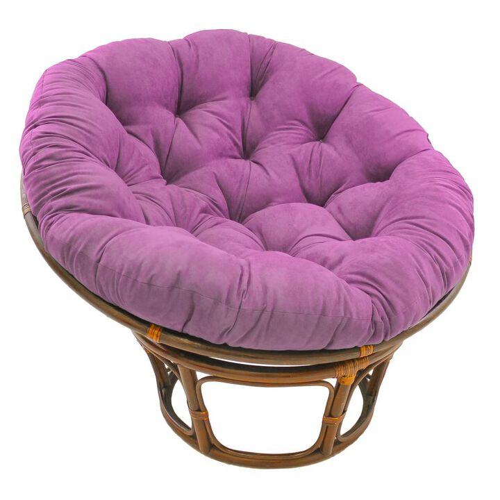 Blazing Needles 52-inch Solid Microsuede Papasan Cushion (Fits 50-inch Papasan Frame)  93302-52-MS-UV