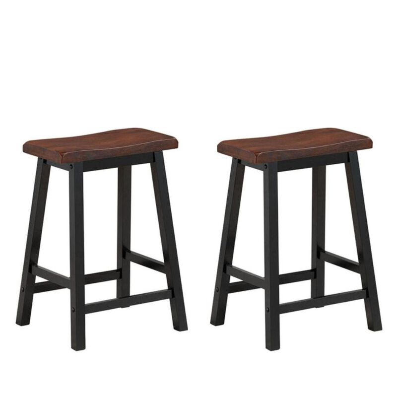 Hivvago 24 Inch Height Set of 2 Home Kitchen Dining Room Bar Stools