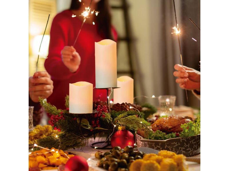 Generic Set of 12 Flameless LED Candles with Remote Control